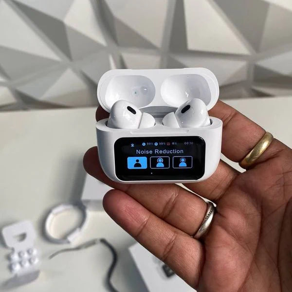 A9 Pro Smart Display ANC/ENC Wireless Earbuds with Touch Screen, Bluetooth 5.4 & HD Sound