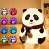 Cute Panda Silicone Night Light – 7 Color Changing LED Touch Lamp | Soft Silicone Bedside Lamp for Kids, Baby Nursery & Bedroom