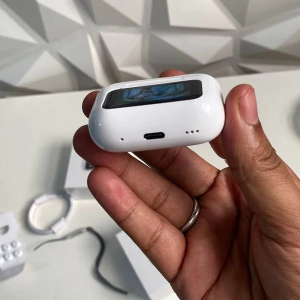 A9 Pro Smart Display ANC/ENC Wireless Earbuds with Touch Screen, Bluetooth 5.4 & HD Sound