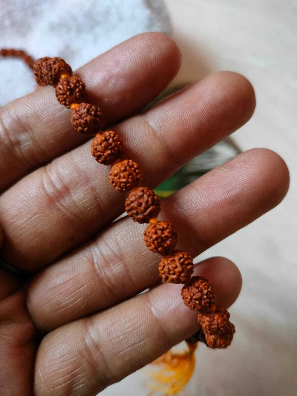 JAPAKSH Natural Rudraksha Japa Mala – 108 Beads